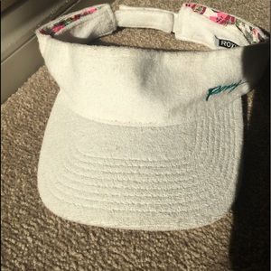 Roxy Surf Break White Visor Hat